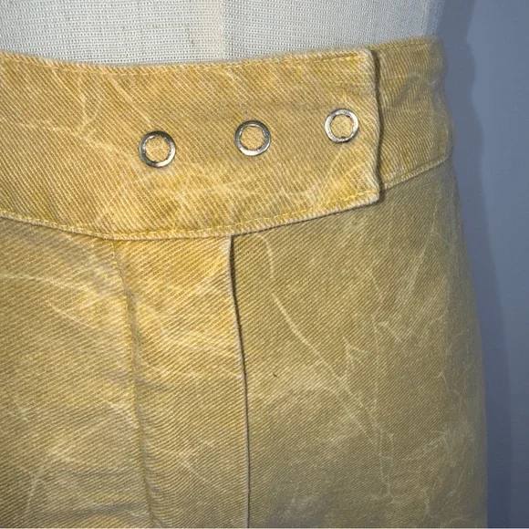 VINTAGE RARE 60s Flower Child hippie bell bottom JEANS - Picture 4 of 10